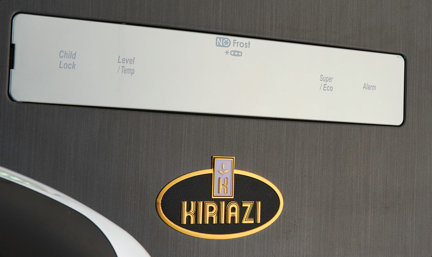 Kiriazi Turbo Digital No Frost Refrigerator, 370 Liters, Black - KH371NV/3 Kiriazi Turbo Digital No Frost Refrigerator, 370 Liters, Black - KH371NV/3